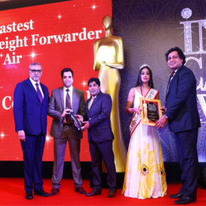 FASTEST GROWING AIR FREIGHT FORWARDER – INDIA CARGO AWARDS 2018